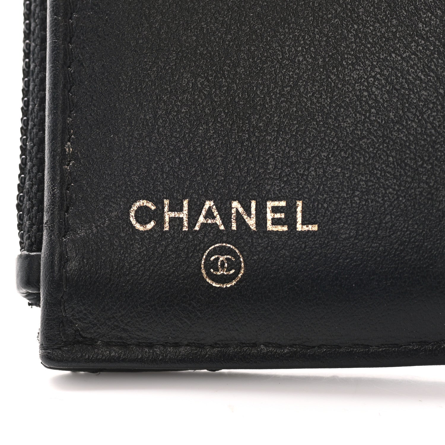 Chanel Caviar Quilted Compact Boy Wallet Black 6 of 9