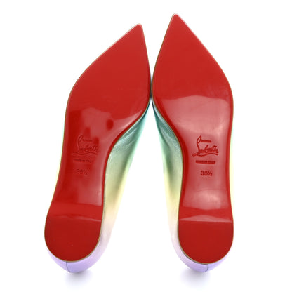Christian Louboutin Iridescent Nappa Kate Flats 36.5 Multicolor 5 of 8