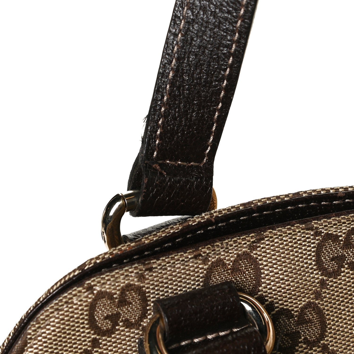 Gucci Monogram Medium Charmy Shoulder Bag Brown 11 of 12