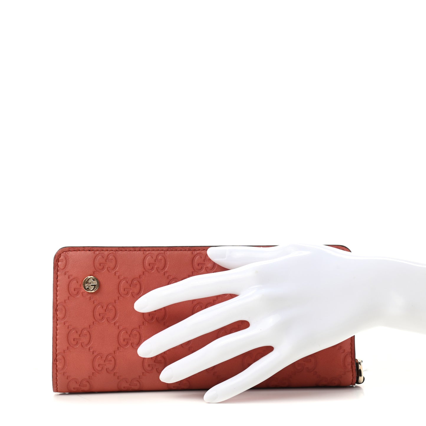 Guccissima Continental Wallet Orange
