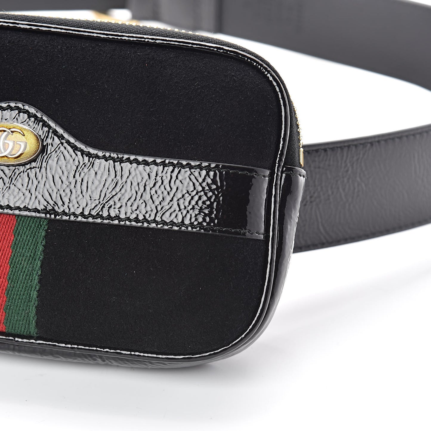 Suede Patent Ophidia Belted iPhone Case 95 38 Black