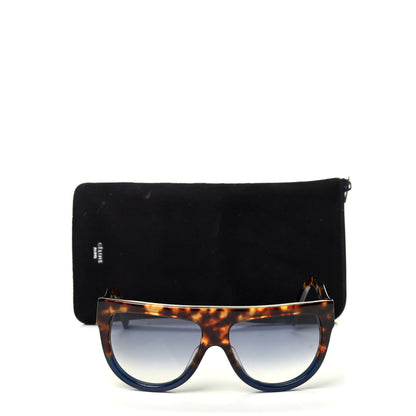 Celine Shadow Sunglasses CL 41026/S Havana Blue 11 of 11