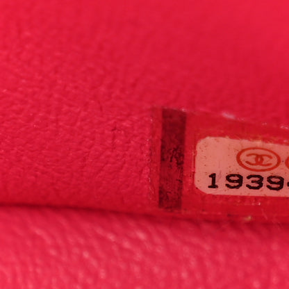 Chanel Lambskin Quilted Maxi Double Flap Dark Pink 7 of 13