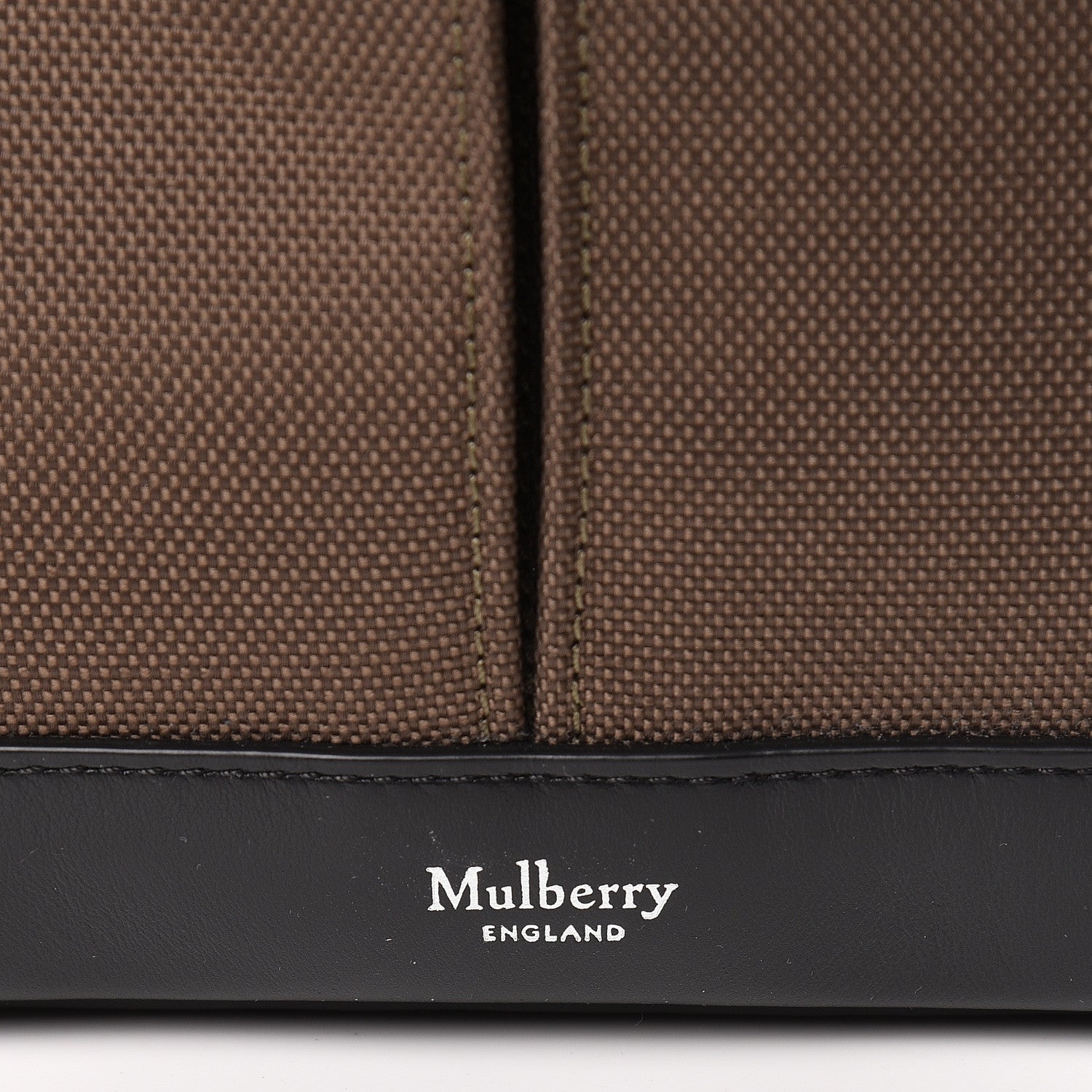 Mulberry Nylon Calfskin Reston Backpack Dark Green Black 10 of 10