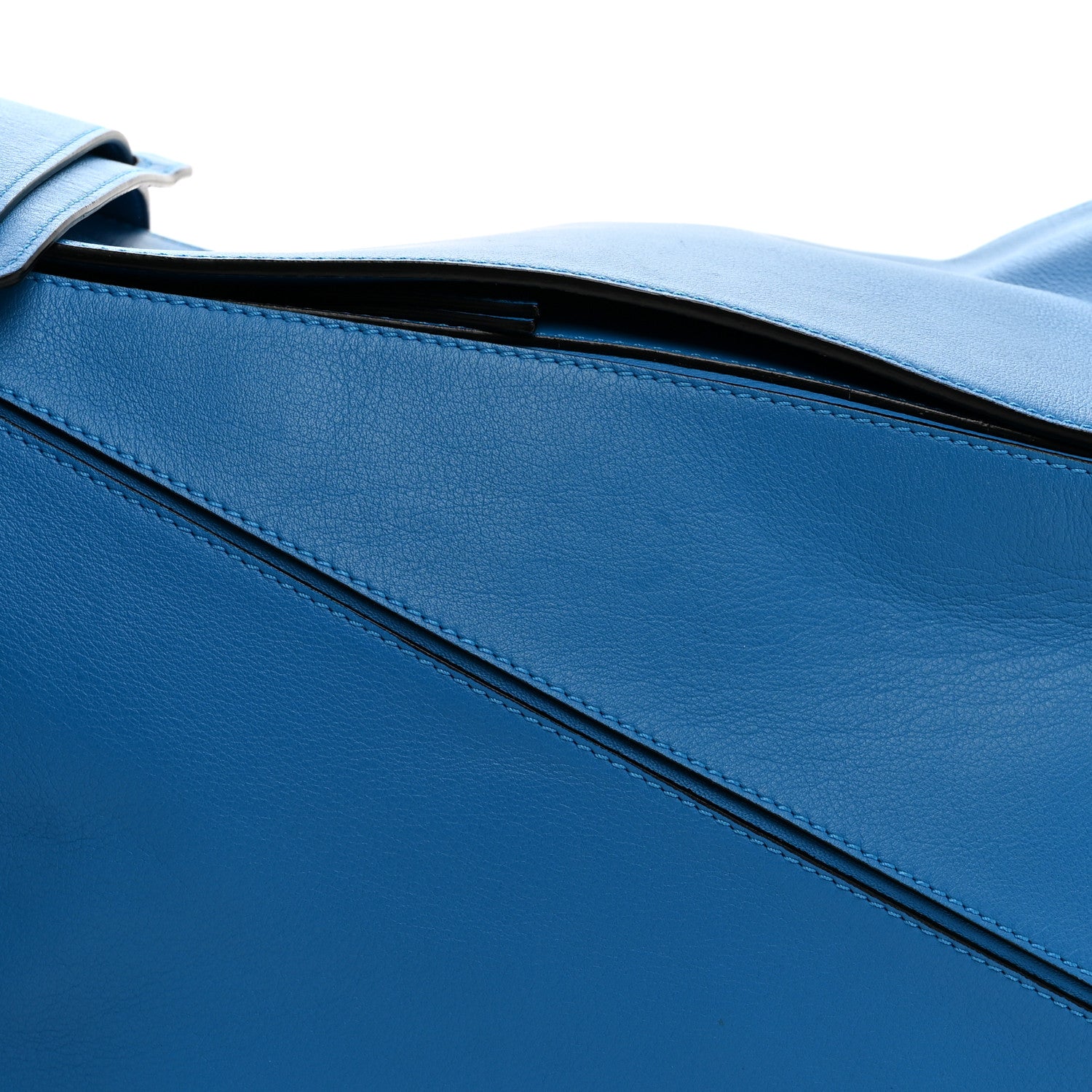 Loewe Calfskin Large Puzzle Bag Scuba Blue 8 of 10