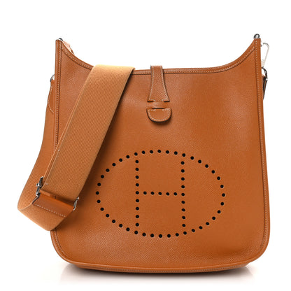 Hermes Epsom Evelyne III PM Toffee 1 of 12