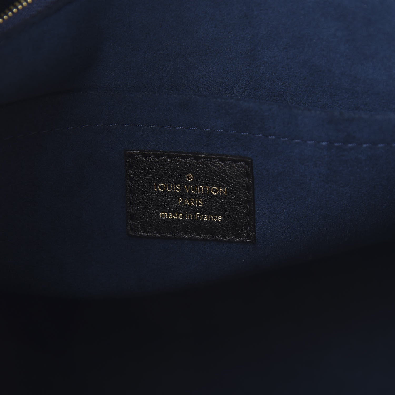 Louis Vuitton Calfskin Monogram On My Side Marine 6 of 10