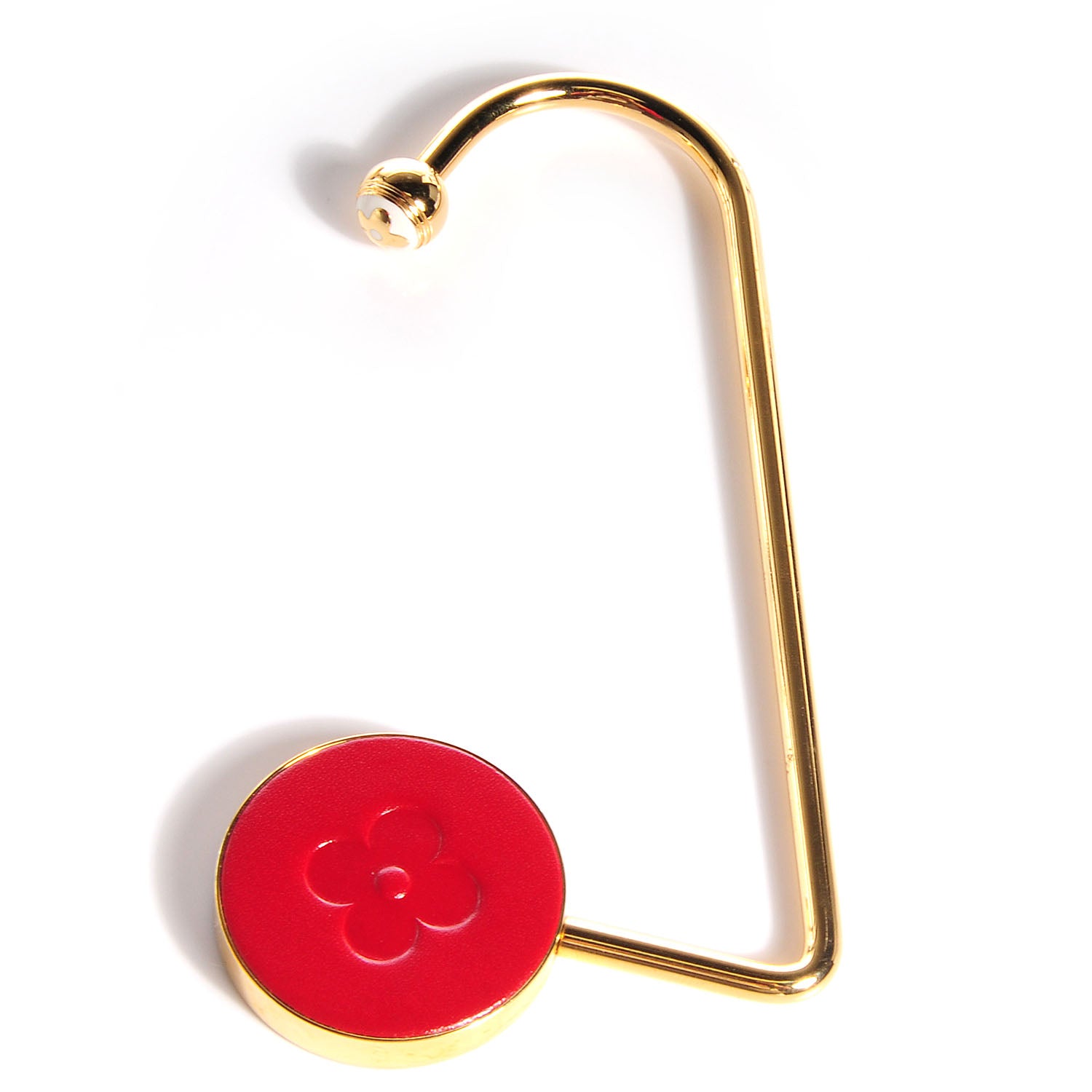 Louis Vuitton Purse Hook Red Gold 1 of 5