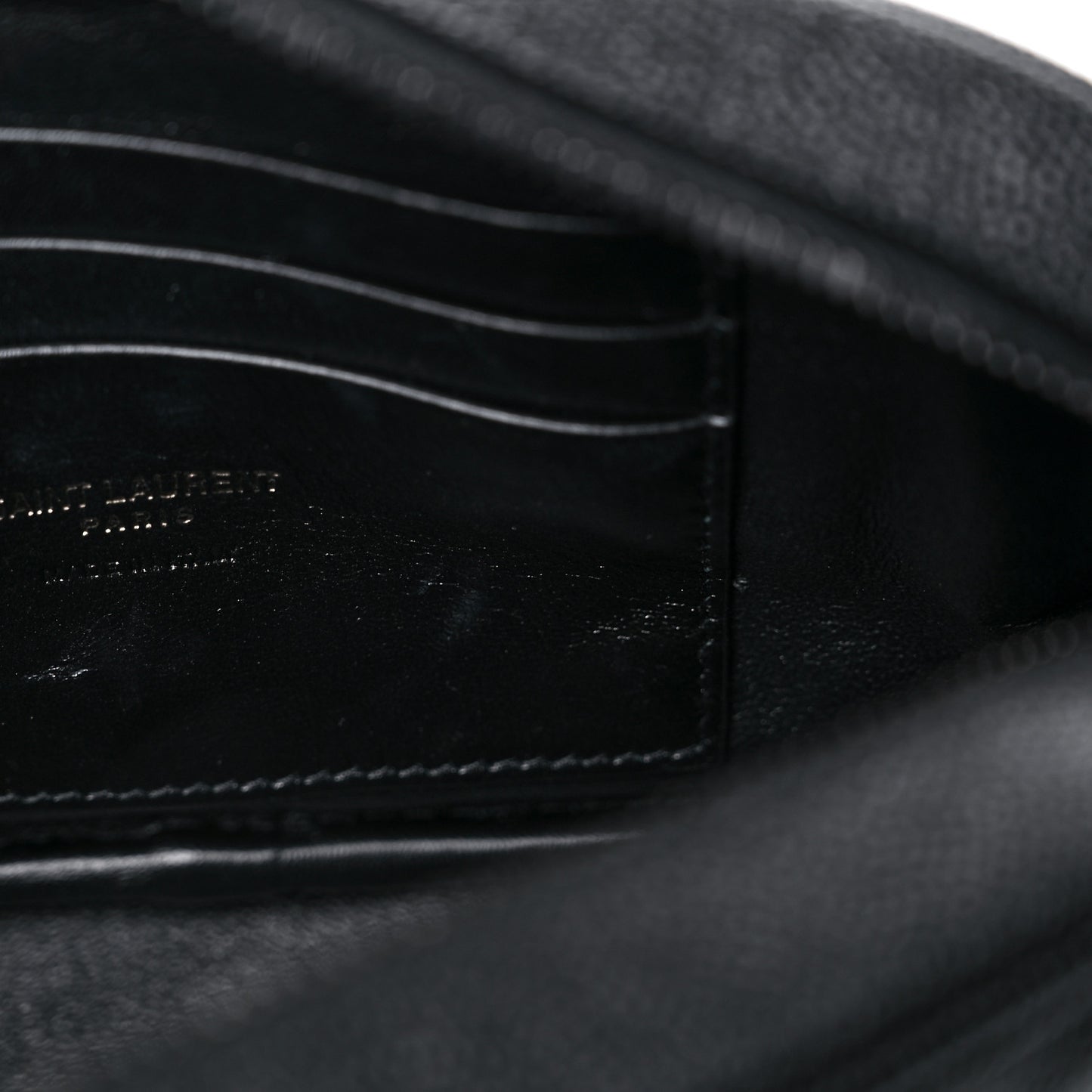 Grain De Poudre Matelasse Monogram Mini Lou Camera Bag Black