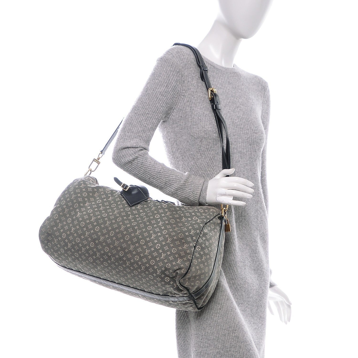 Louis Vuitton Monogram Idylle Speedy Voyage Bandouliere 45 Gris 2 of 6
