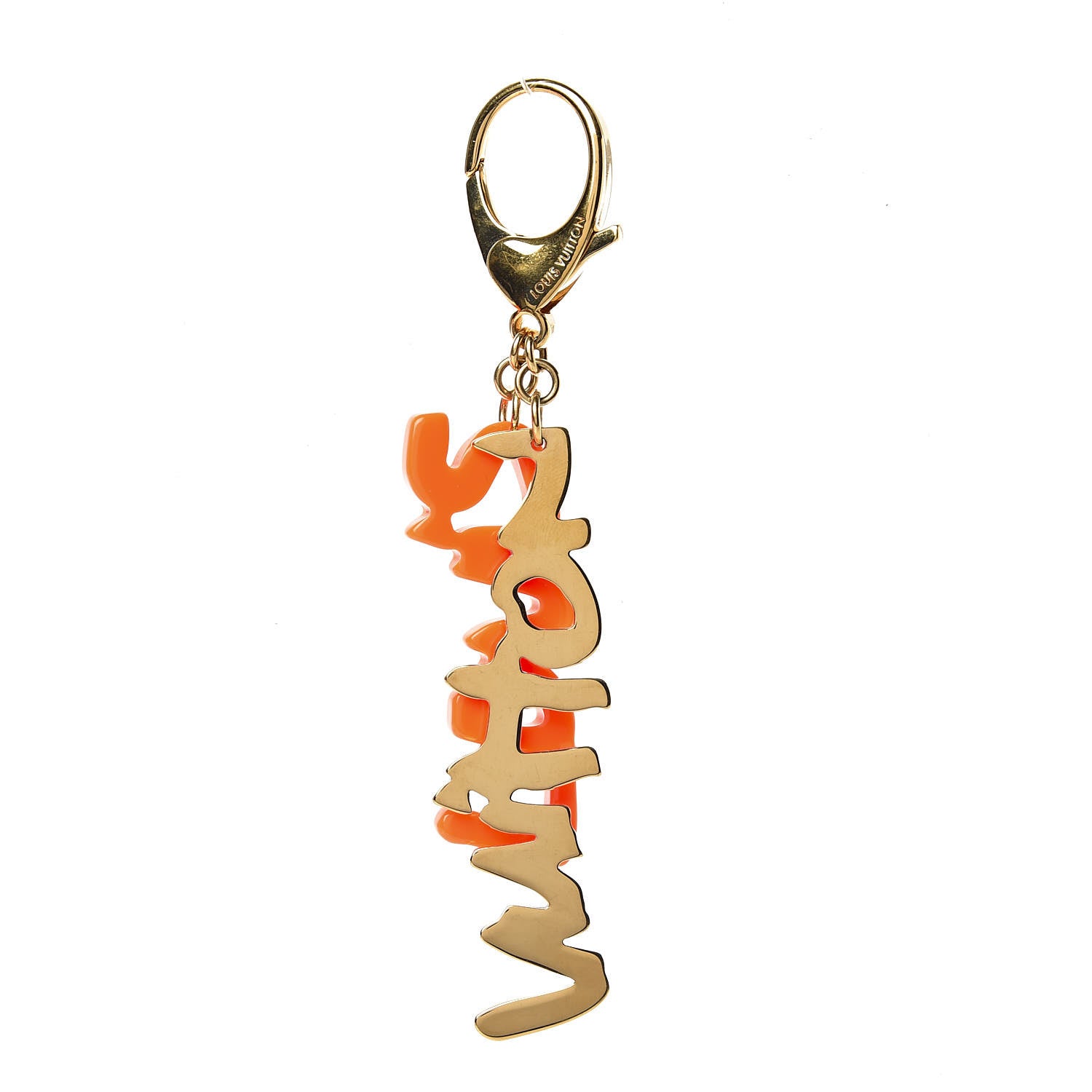 Louis Vuitton Graffiti Bag Charm Orange 1 of 2