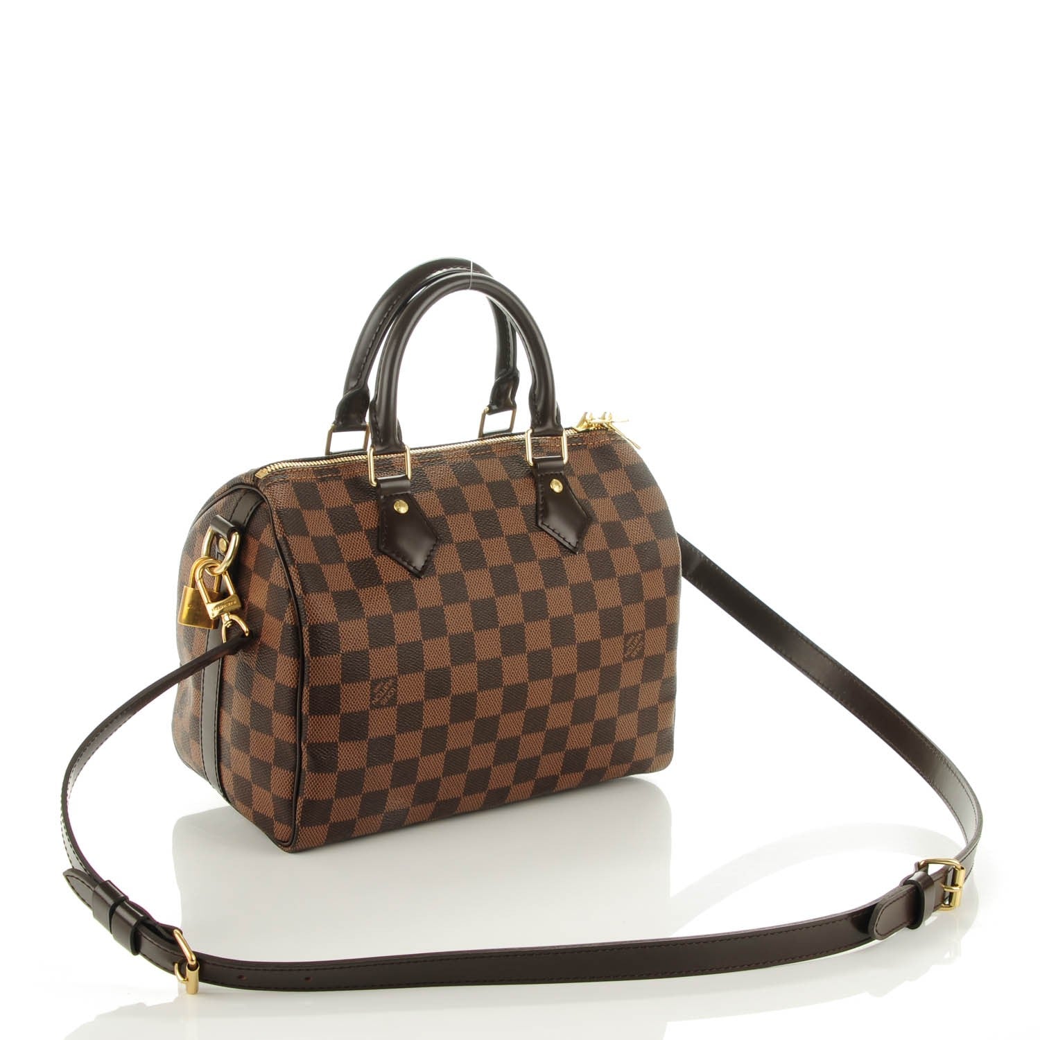 Louis Vuitton Damier Ebene Speedy Bandouliere 25 3 of 8