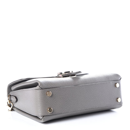 Gucci Dollar Calfskin Interlocking G Top Handle Shoulder Bag Loess 3 of 13
