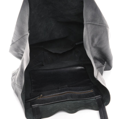 Celine Lambskin Horizontal Cabas Black 5 of 17