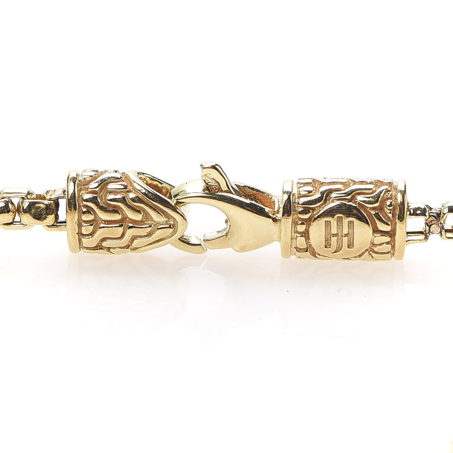 18K Yellow Gold Diamond Ruby Legends Naga Station Bracelet