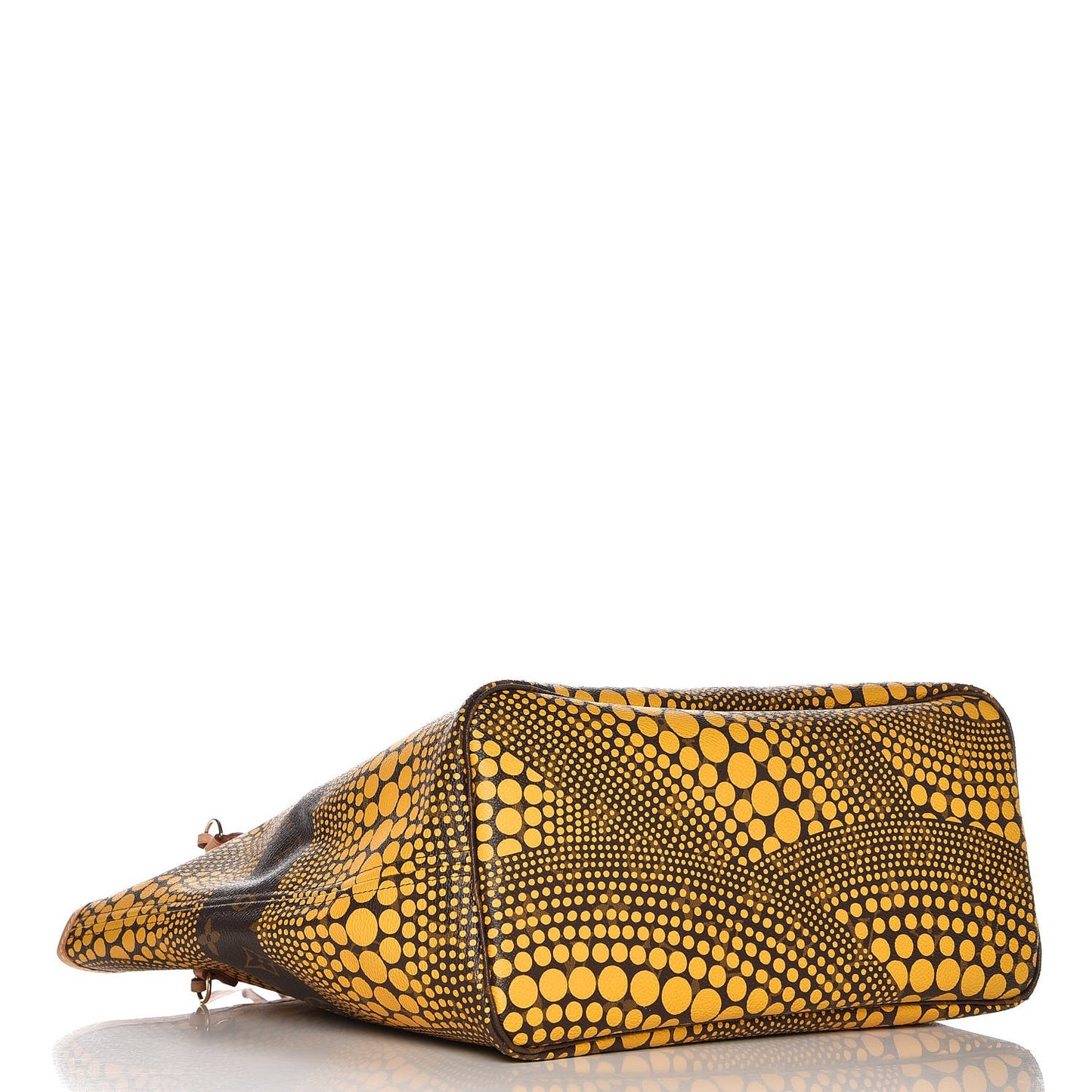 Monogram Kusama Waves Neverfull MM Yellow