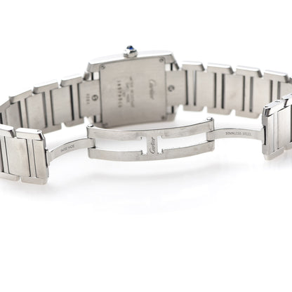 Cartier Stainless Steel 25mm Tank Francaise Quartz Watch 6 of 8
