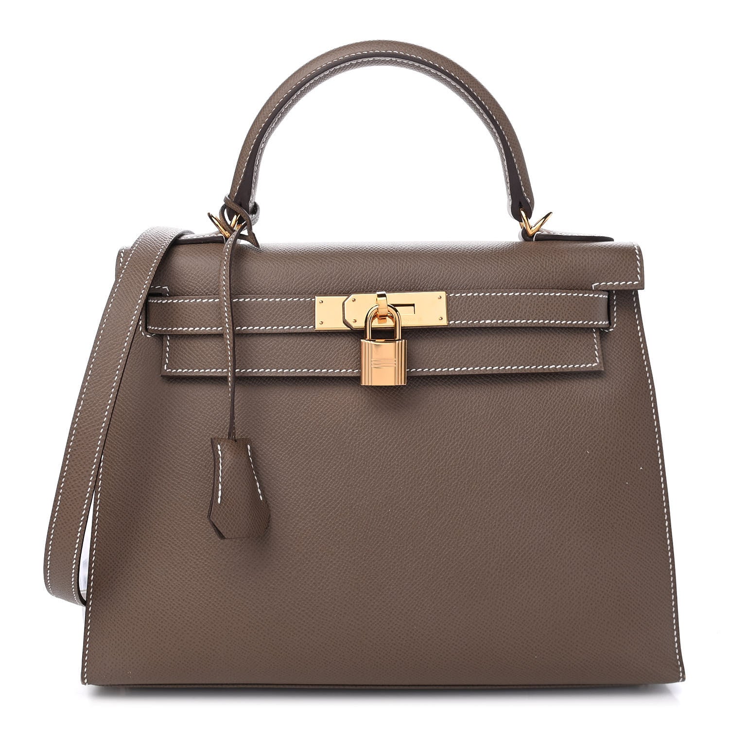Hermes Epsom Kelly Sellier 28 Etoupe 1 of 16