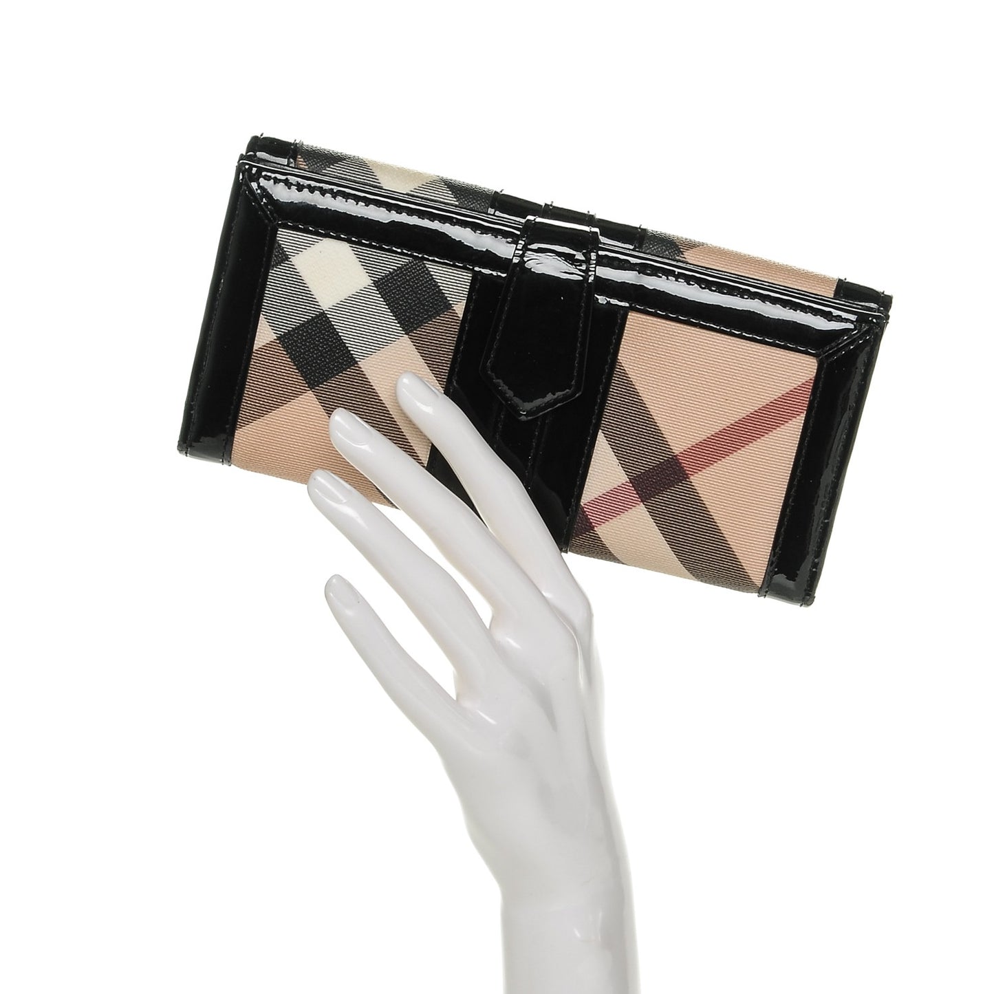 Supernova Check Penrose Continental Wallet Black