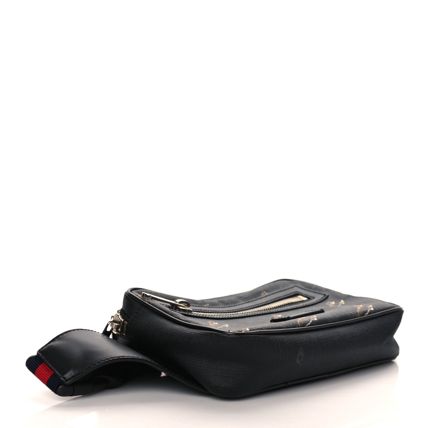 Gucci Soft GG Supreme Monogram Tigers Belt Bag Black Multicolor 4 of 10