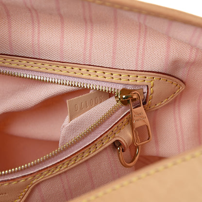 Louis Vuitton Damier Azur Delightful PM Rose Ballerine 8 of 11