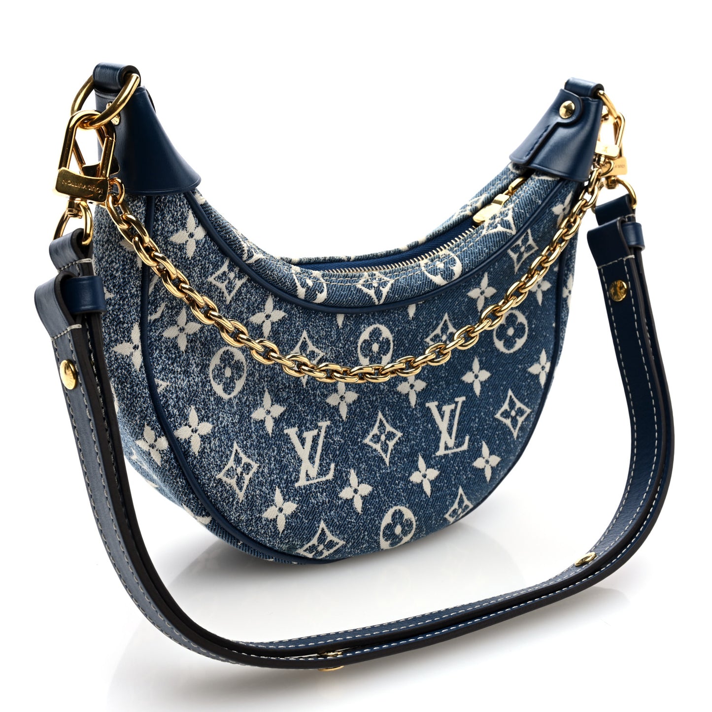 Monogram Jacquard Denim Loop Bleu