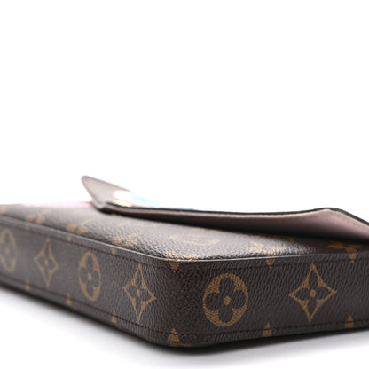 Louis Vuitton Monogram My LV World Tour Pochette Felicie Chain Wallet Rose Ballerine 9 of 10