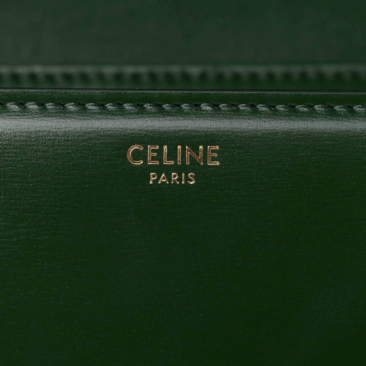 Shiny Calfskin Medium Triomphe Forest
