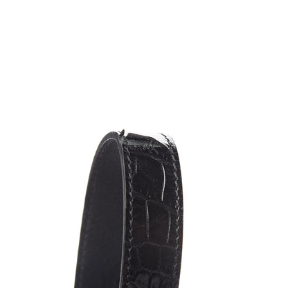 Givenchy Calfskin Crocodile Embossed Mini Antigona Black 10 of 11