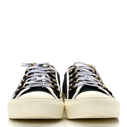 Christian Dior Canvas Walk'N'Dior Low Top Sneakers 39.5 Black 2 of 10