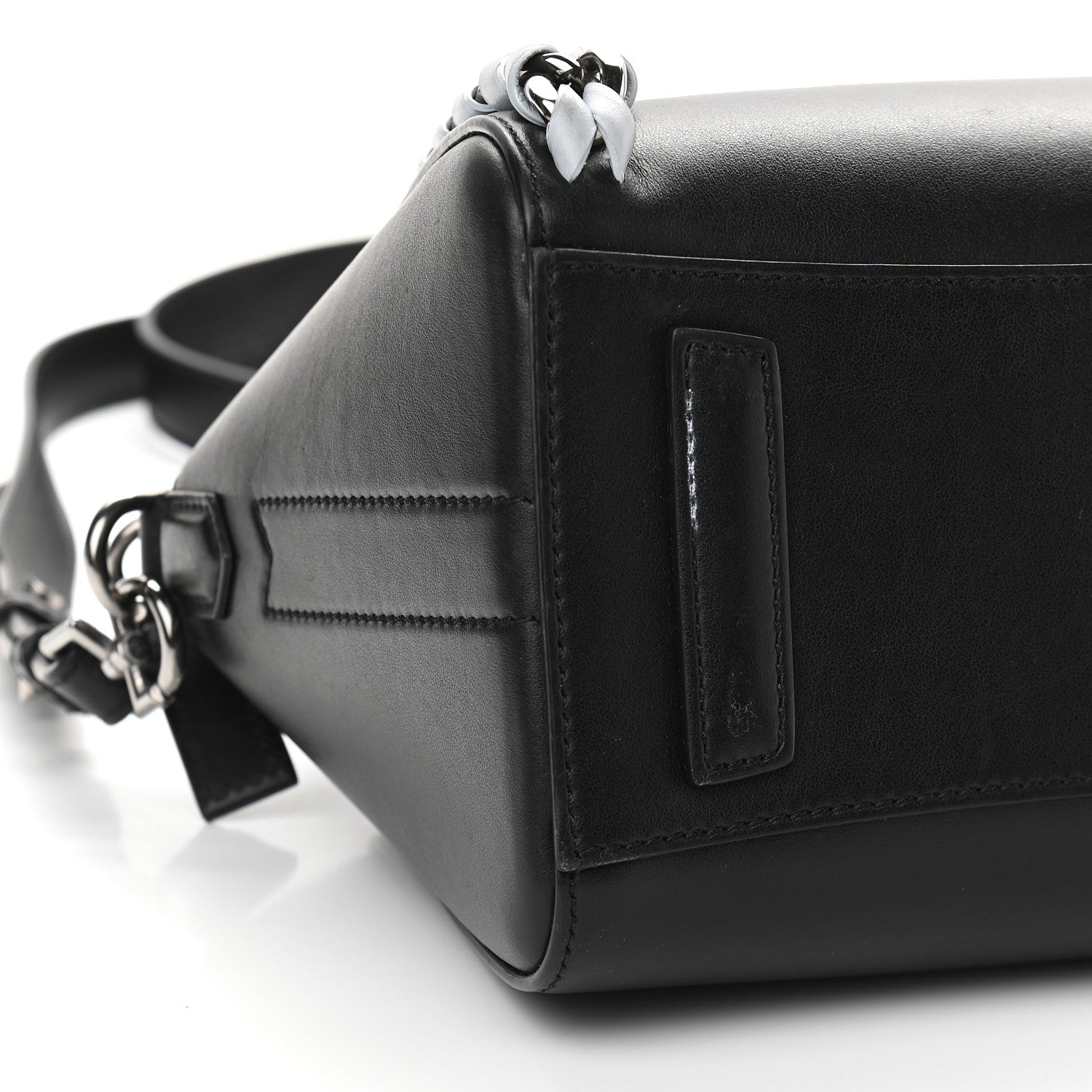 Givenchy Smooth Calfskin Mini Chain Weave Antigona Black 5 of 9