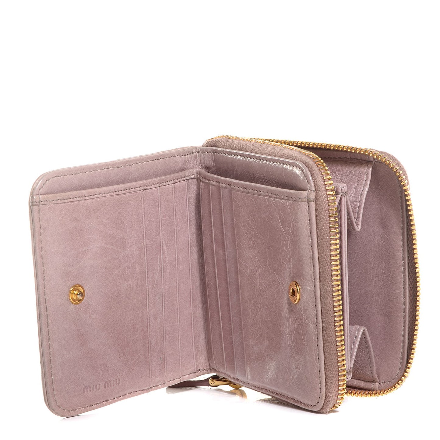 Matelasse Compact Wallet Deserto
