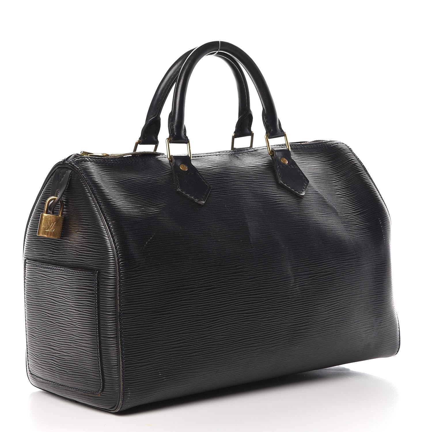 Louis Vuitton Epi Speedy 30 Black 3 of 15