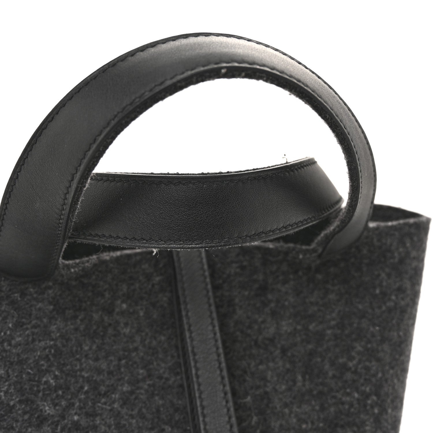 Hermes Feutre Swift Picotin Lock 18 PM Gris Moyen Black 1779939