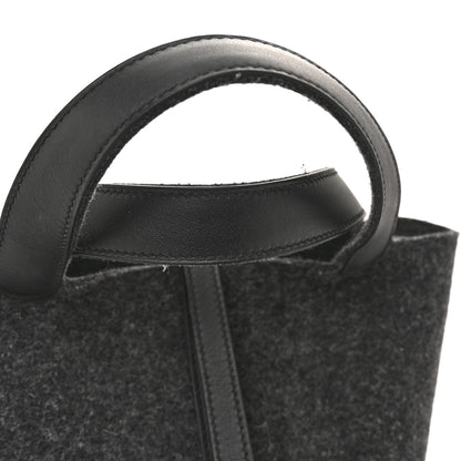 Hermes Feutre Swift Picotin Lock 18 PM Gris Moyen Black 11 of 12