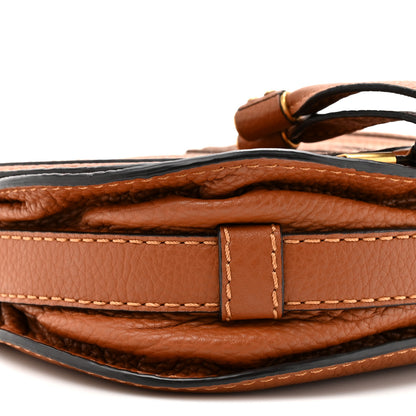 Chloe Calfskin Mini Marcie Round Crossbody Bag Tan 8 of 8