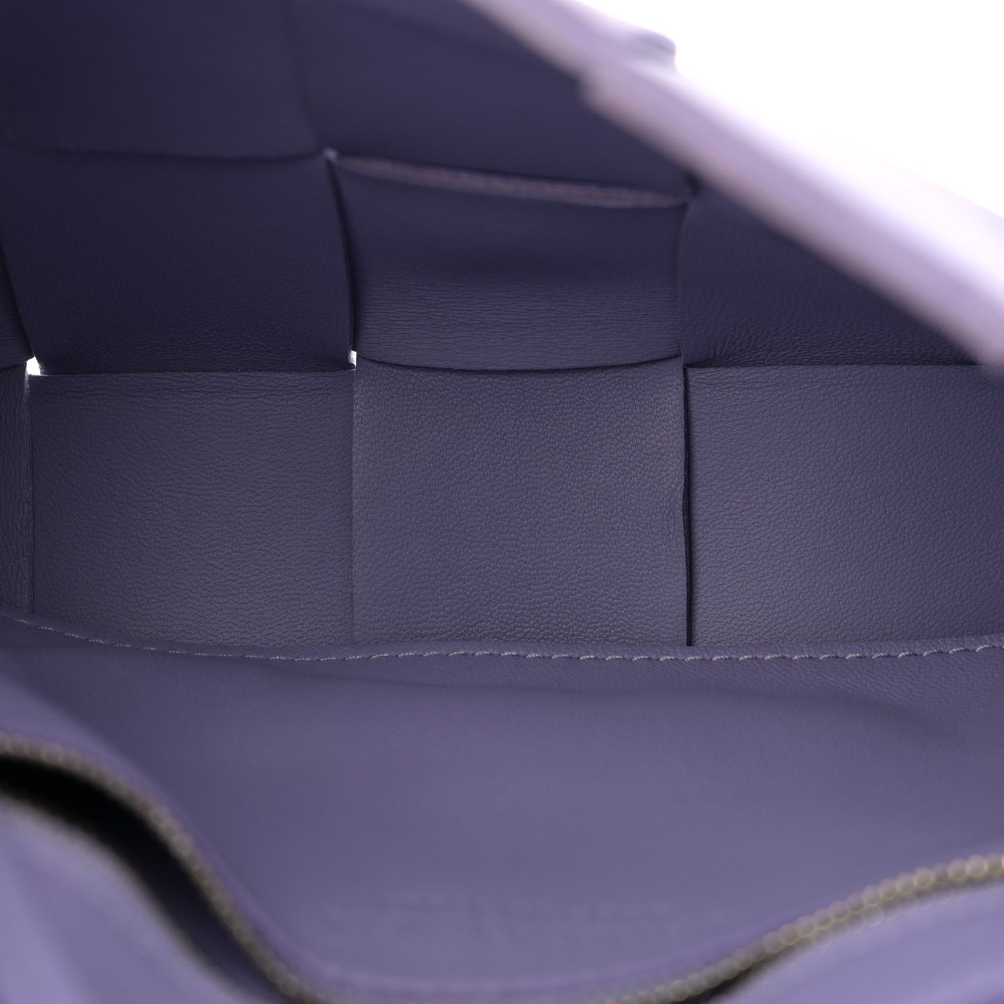 Lambskin Intreccio Cassette Crossbody Bag Wisteria