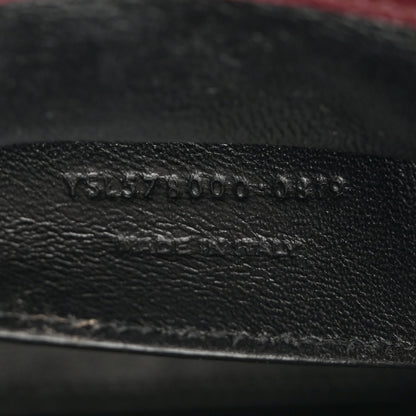 Saint Laurent Grain de Poudre Medium Classic Monogram Cassandra Top Handle Rouge Legion 8 of 16
