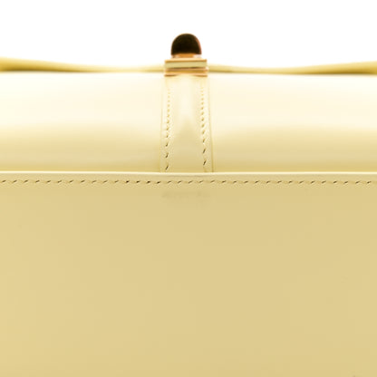 Celine Satinated Calfskin Mini 16 Top Handle Bag Soft Yellow 15 of 16