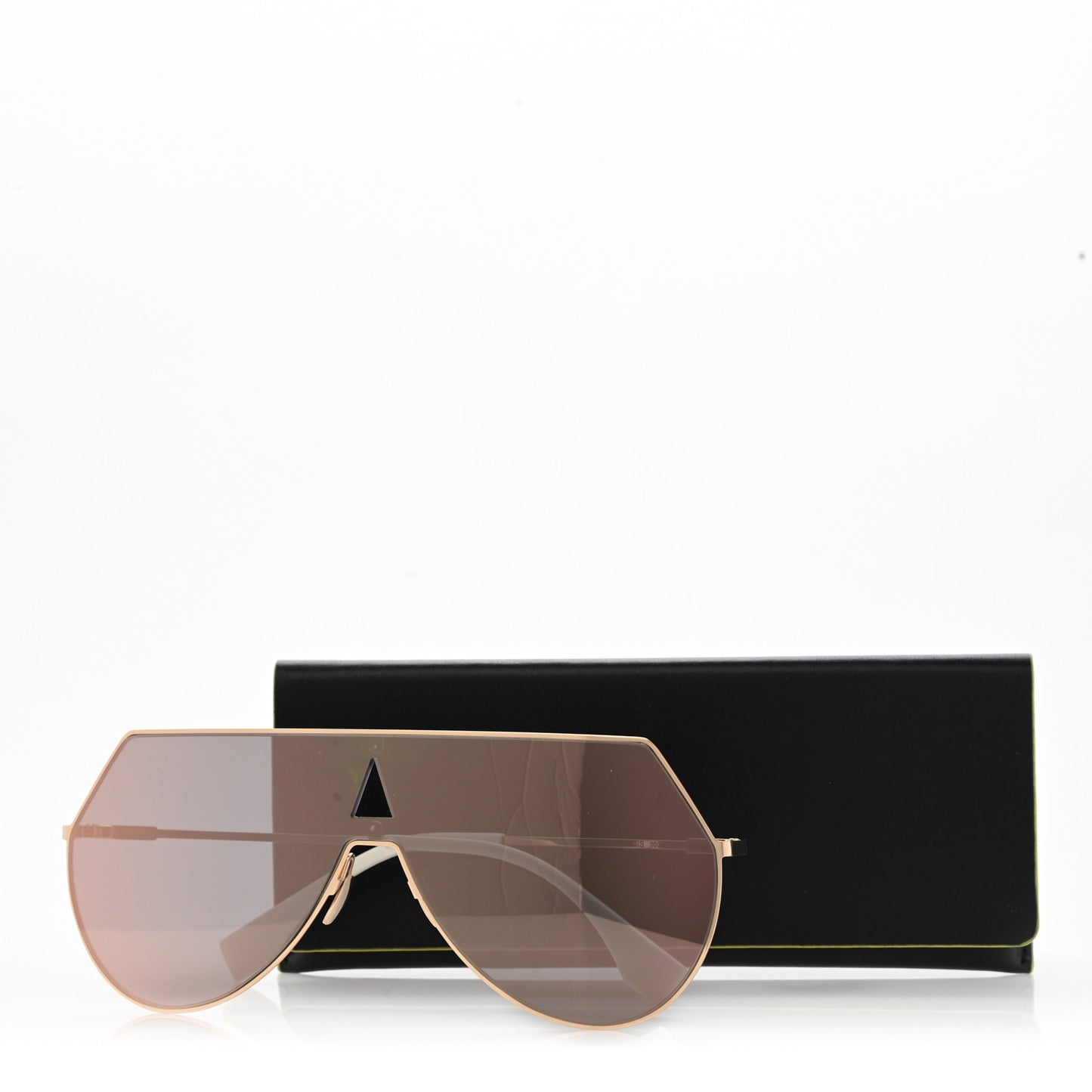 Metal Mirrored Eyeline Sunglasses FF 0193/S Matte Rose Gold