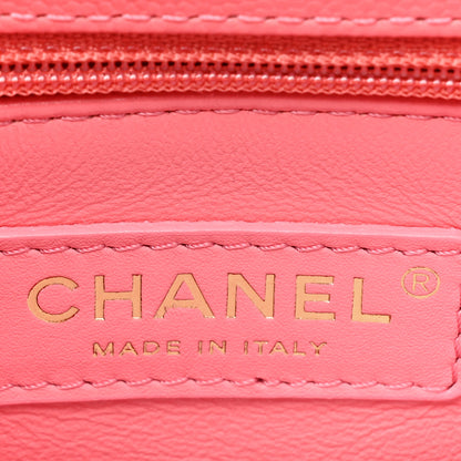 Chanel Caviar Quilted Mini Coco Handle Flap Pink 7 of 15