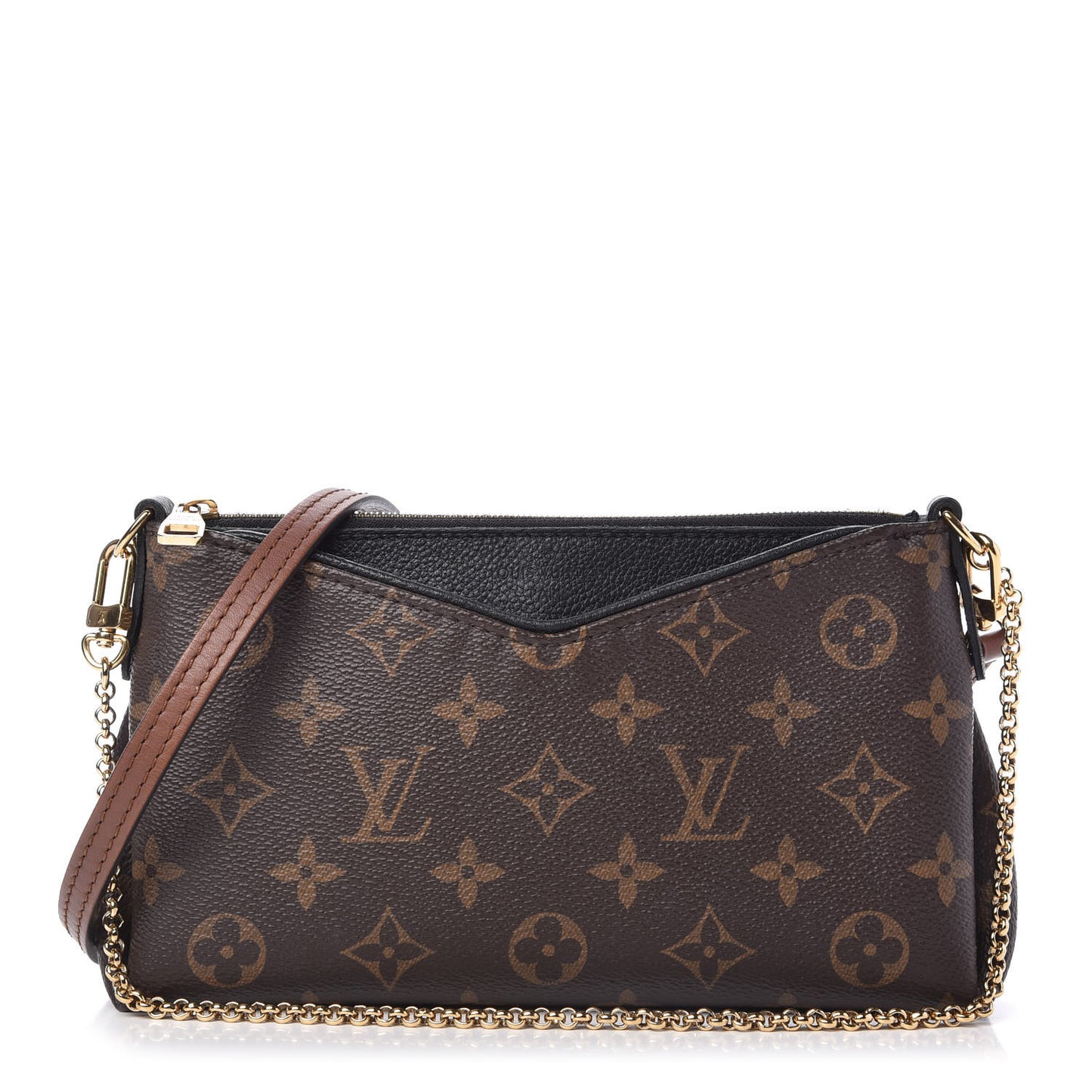 Monogram Pallas Clutch Black