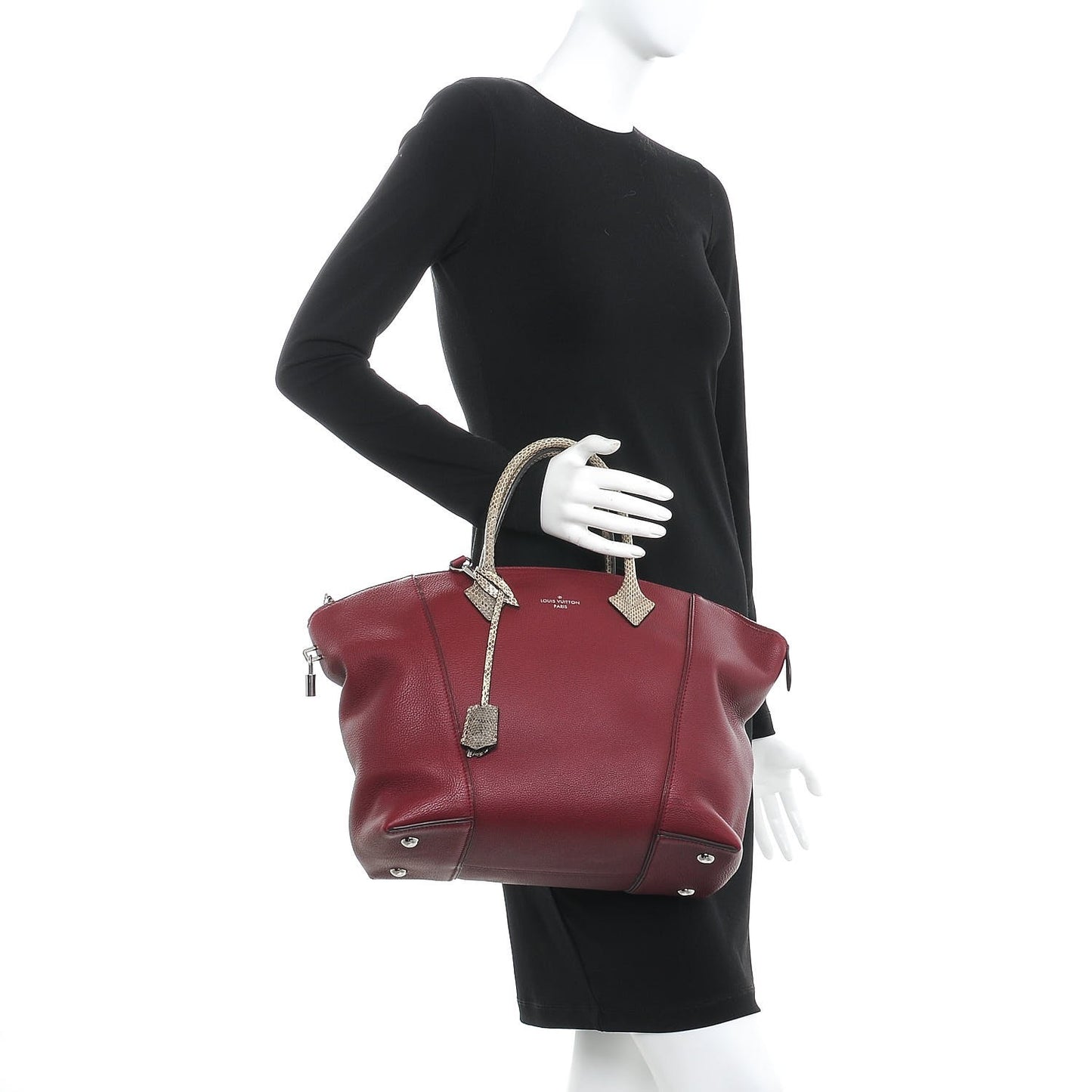 Veau Cachemire Ayers Soft Lockit MM Grenat