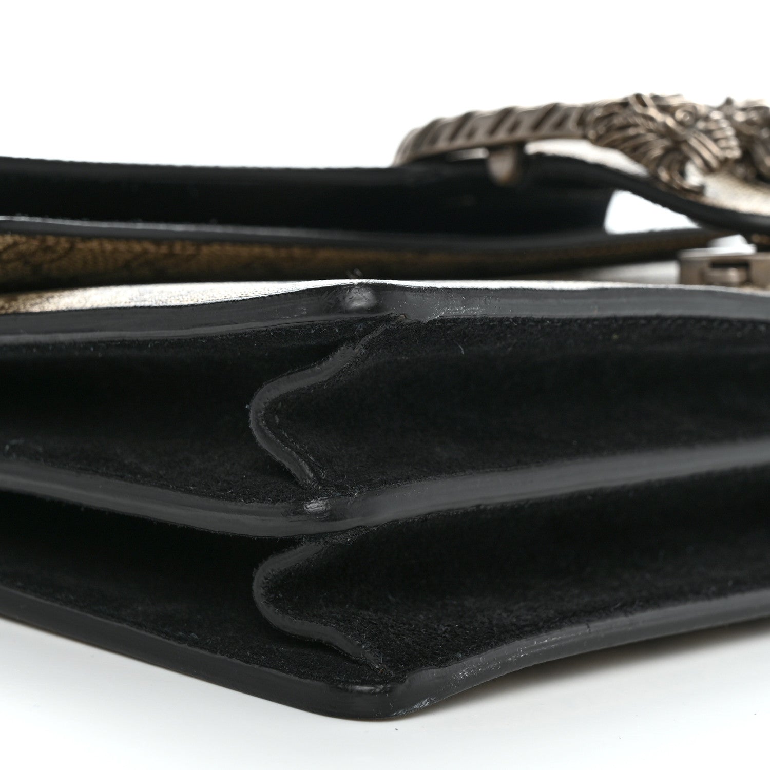 Gucci GG Supreme Monogram Small Dionysus Shoulder Bag Black 9 of 13