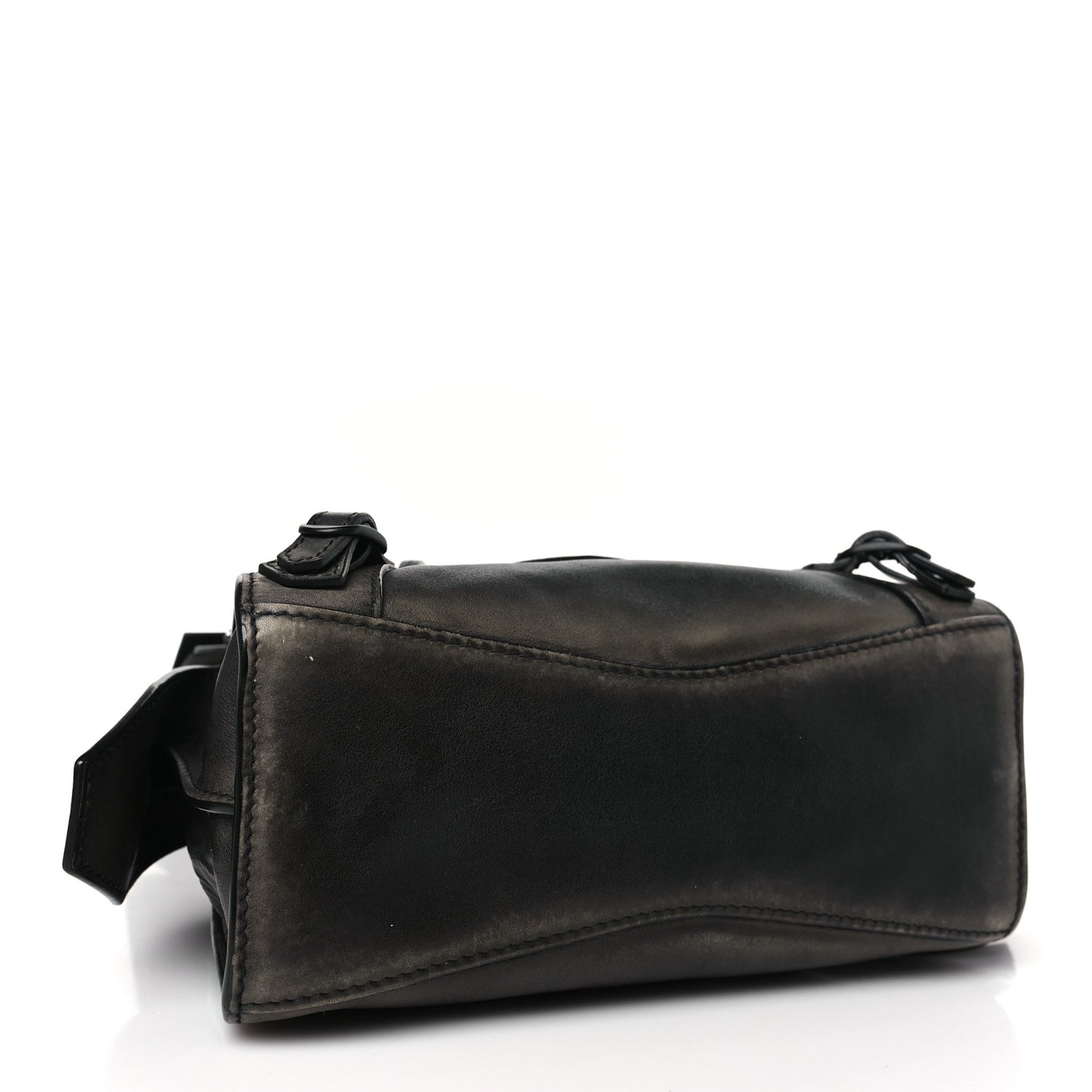 Used Calfskin Black Hardware Mini Neo Classic City Black