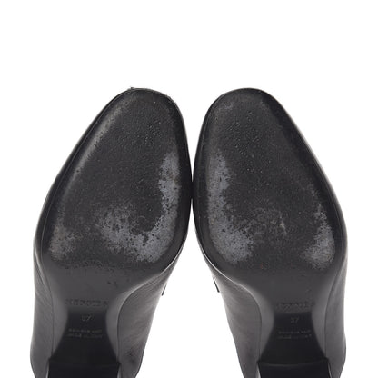 Hermes Goatskin Paradis Mules 37 Black 8 of 11
