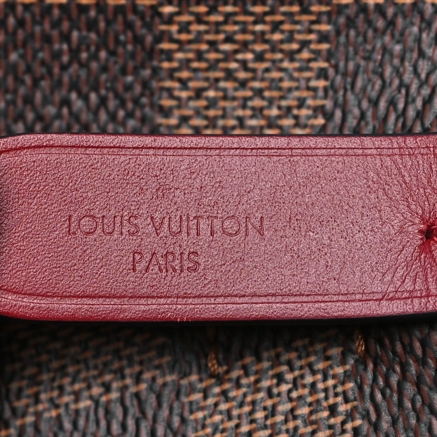 Damier Ebene Neonoe MM Cherry Berry