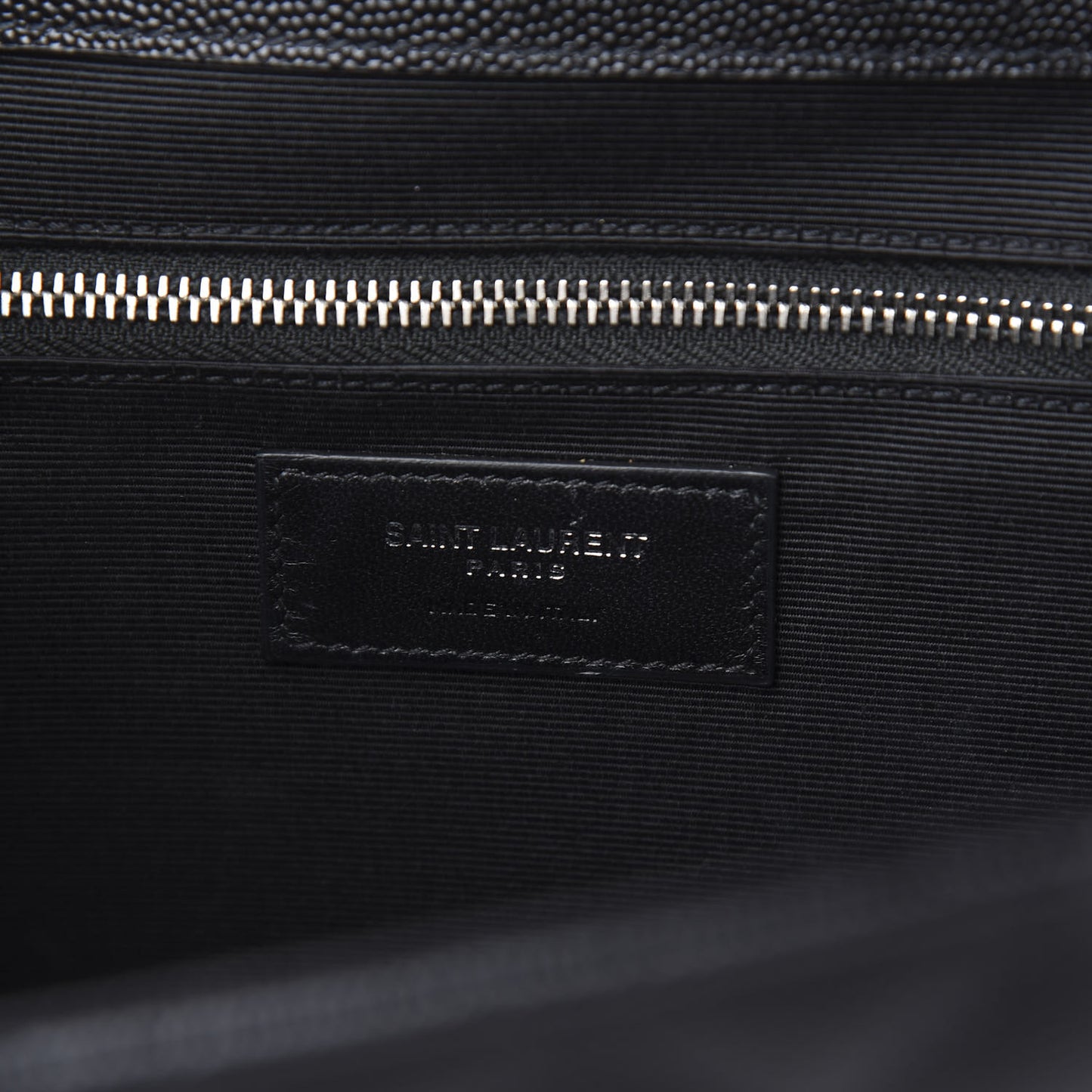 Grain De Poudre Large Tri-Quilt Monogram Satchel Black