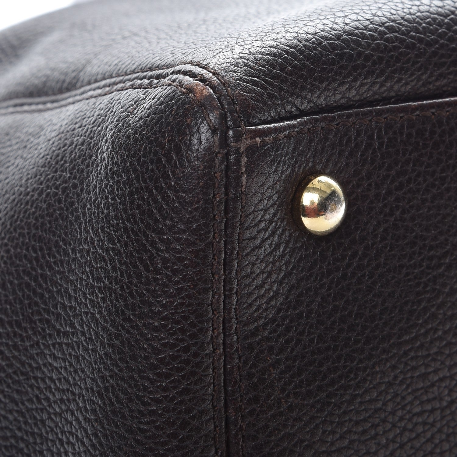 Chanel Calfskin Tall Cerf Tote Brown 22 of 25
