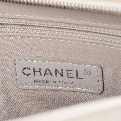 Chanel Caviar Quilted Jumbo Easy Flap Dark White 7 of 8